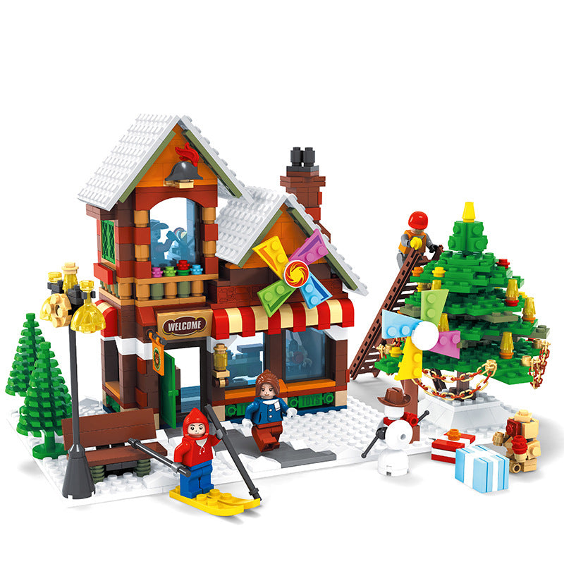 Juguetería de Navidad – Set de Bloques de Construcción