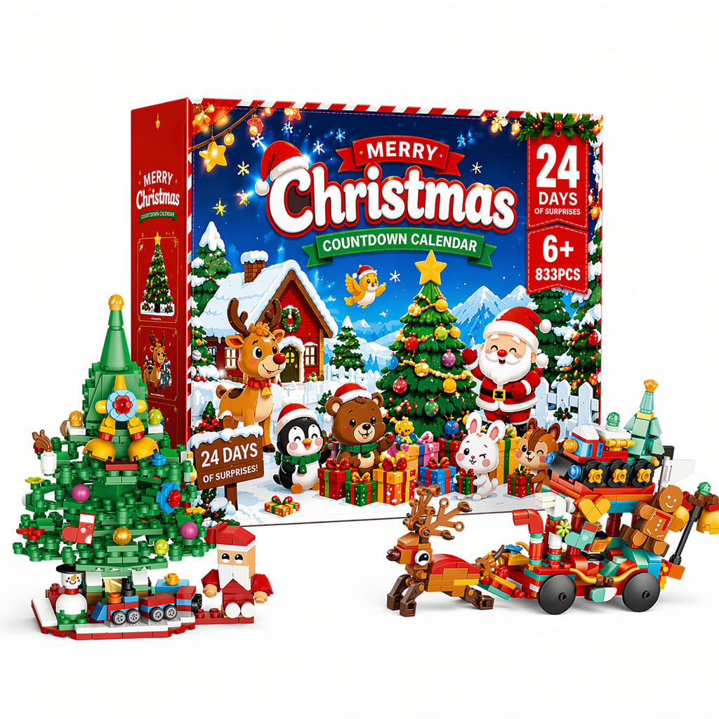 Calendario de Adviento Pueblo Navideño Deluxe – Bloques de Construcción 24 Días