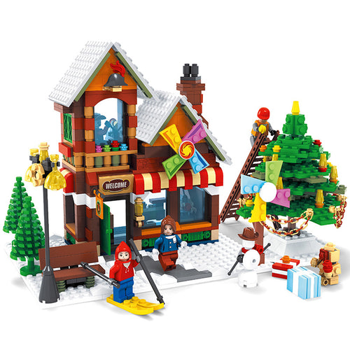 Juguetería de Navidad – Set de Bloques de Construcción