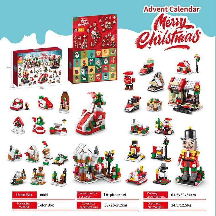 Calendario de Adviento Árbol de Navidad – Bloques de Construcción 24 Días