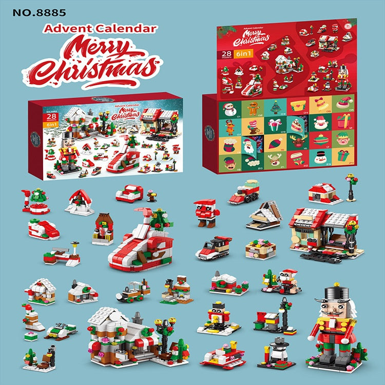 Calendario de Adviento Pueblo Navideño Deluxe – Bloques de Construcción 24 Días