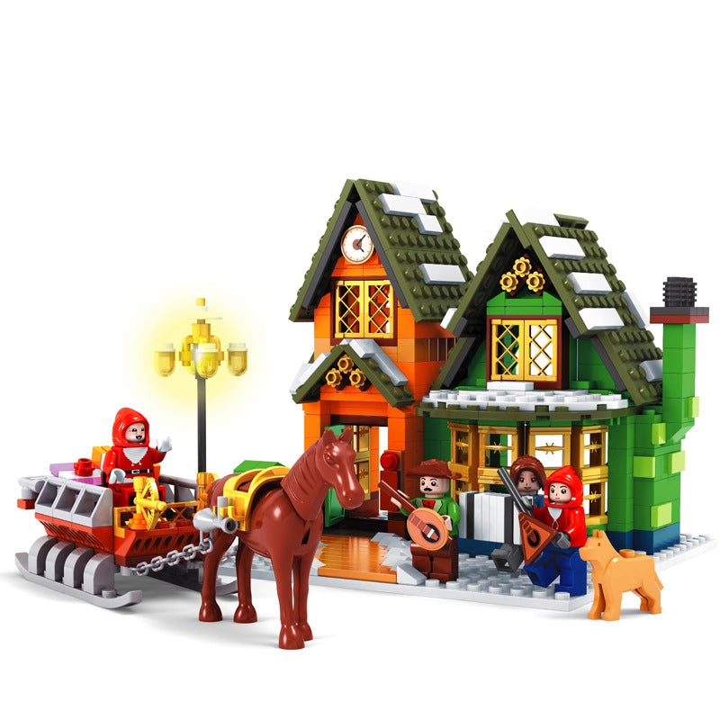 Oficina de Correos de Navidad – Set de Bloques de Construcción